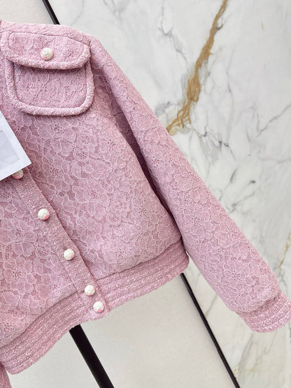 Chan NEW lace woven jacket