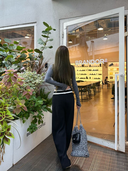 Ce1i NEW Straight pants