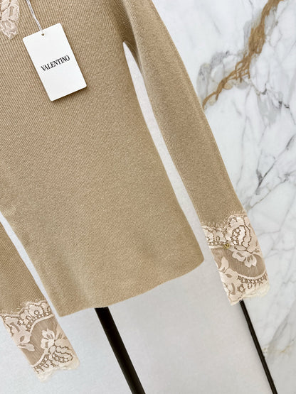 Va1en NEW Lace Knitwear