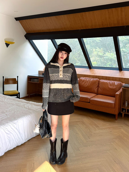 Loro NEW striped sweater