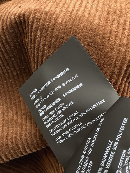 Miu NEW Corduroy straight leg pants