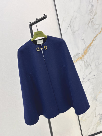 Guc NEW wool cape coat