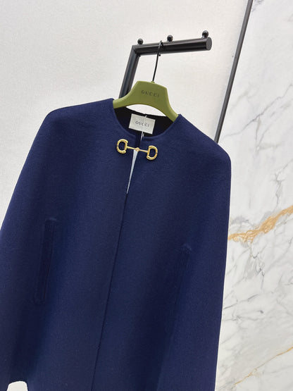 Guc NEW wool cape coat