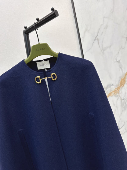 Guc NEW wool cape coat