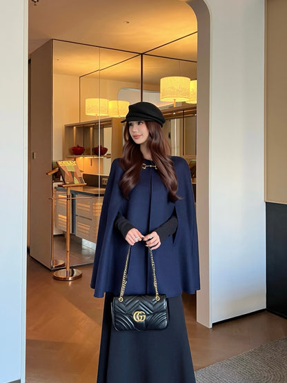 Guc NEW wool cape coat