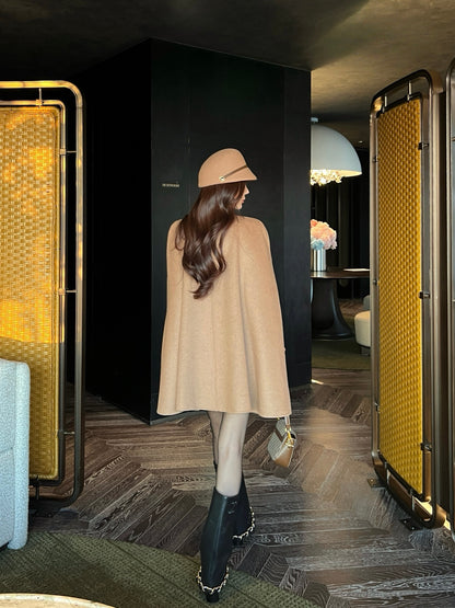 Guc NEW wool cape coat