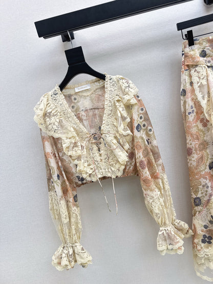 Zimm NEW Silk linen shirt