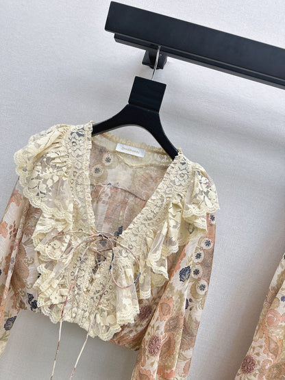 Zimm NEW Silk linen shirt