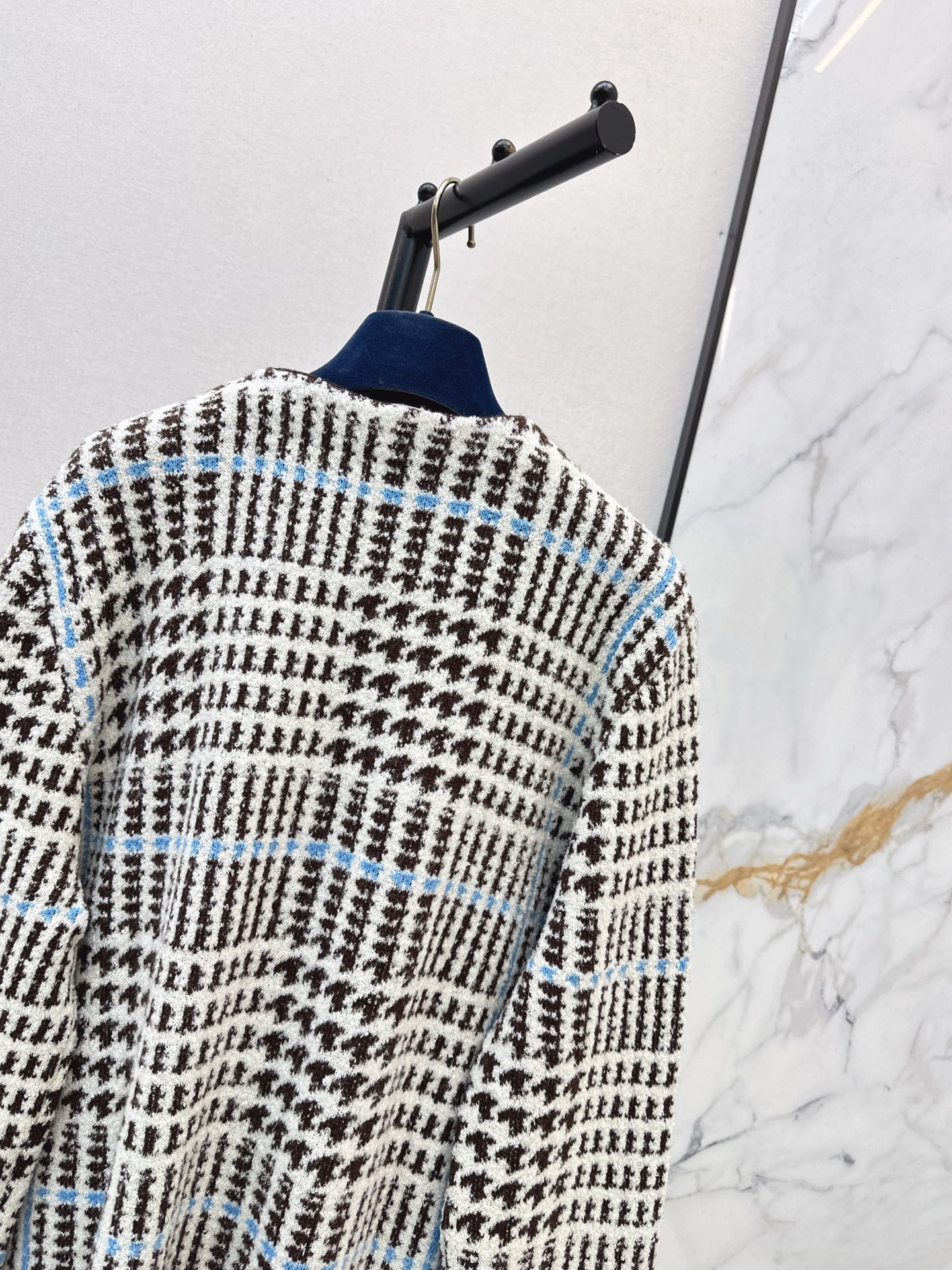 Louis NEW Houndstooth Jacquard Cardigan