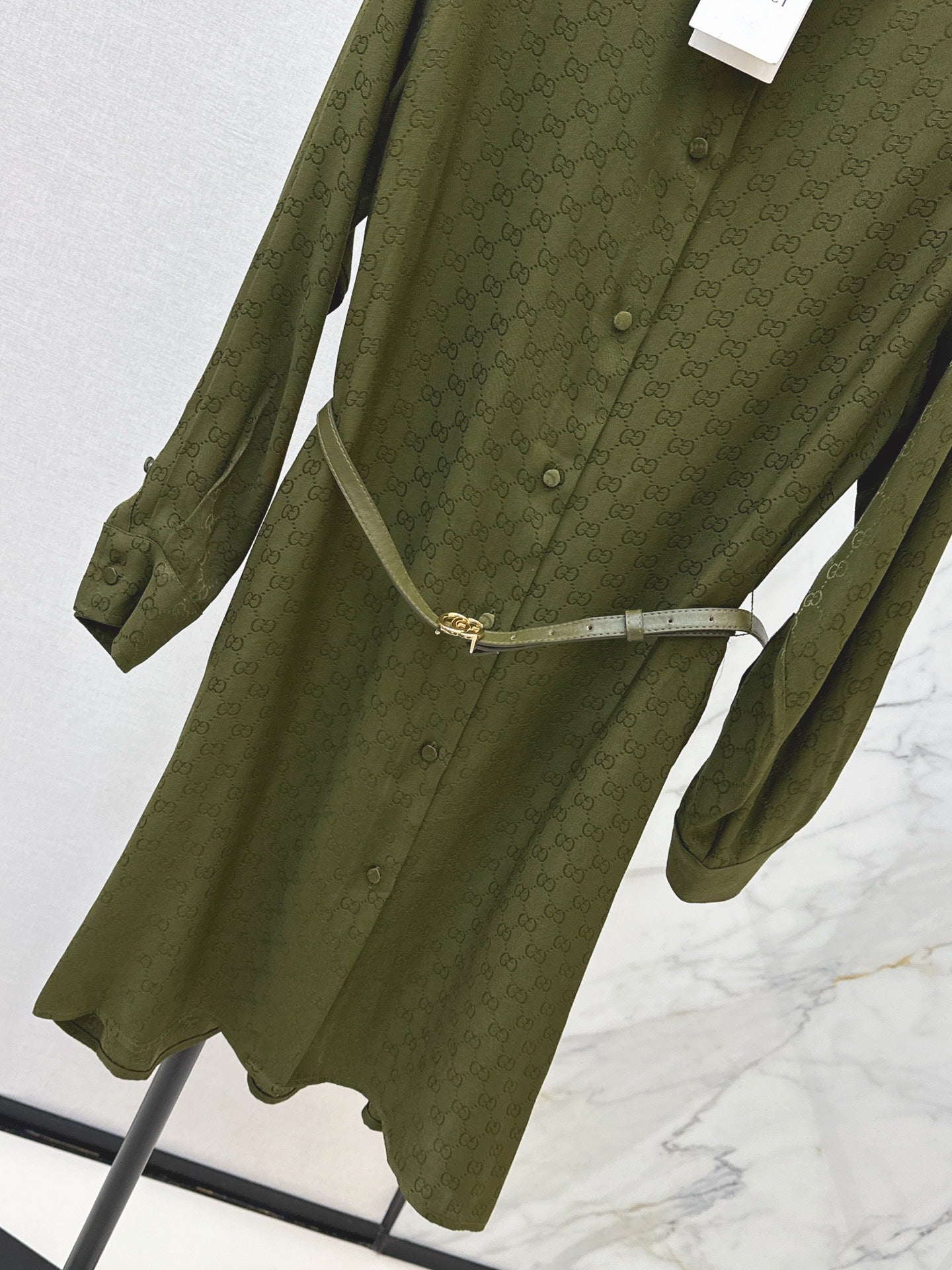 Guc NEW Jacquard belted dress