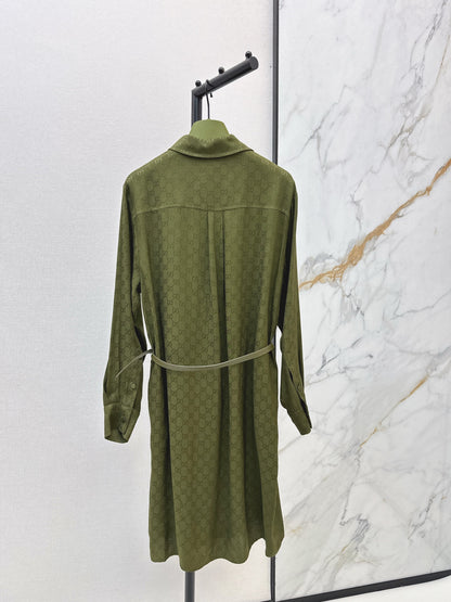 Guc NEW Jacquard belted dress