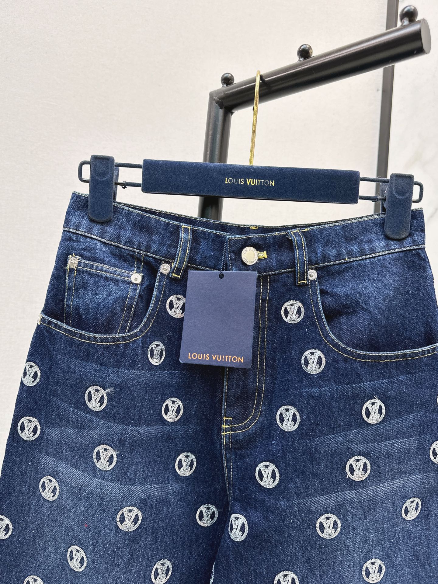 Louis NEW Gold Coin Sequin Jeans