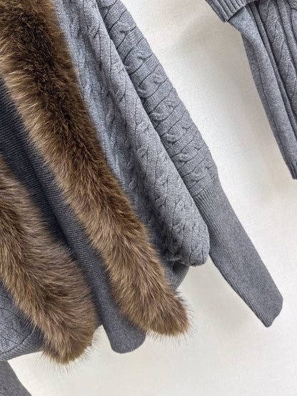 Miu NEW  knit tank top cardigan