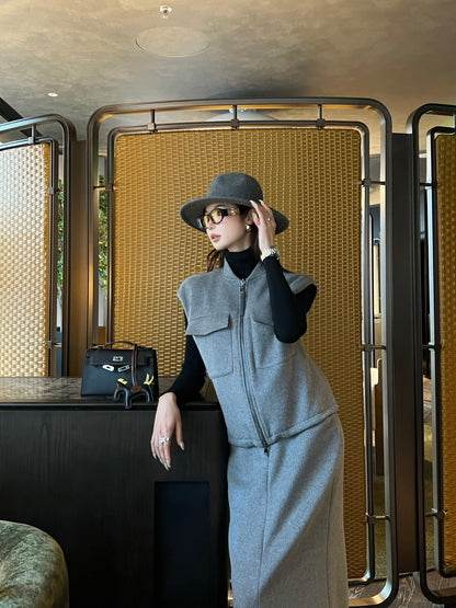 Brun NEW woolen vest