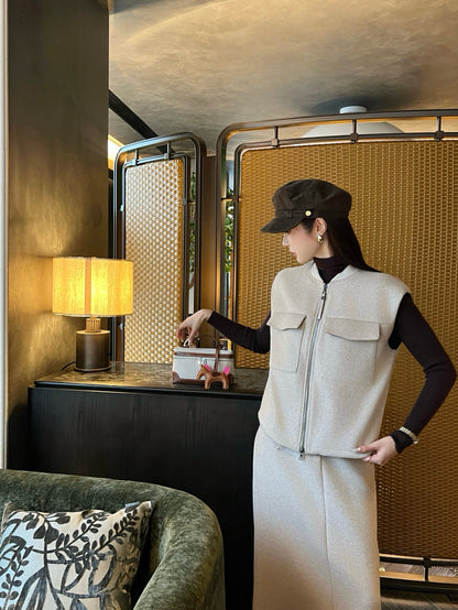 Brun NEW woolen vest