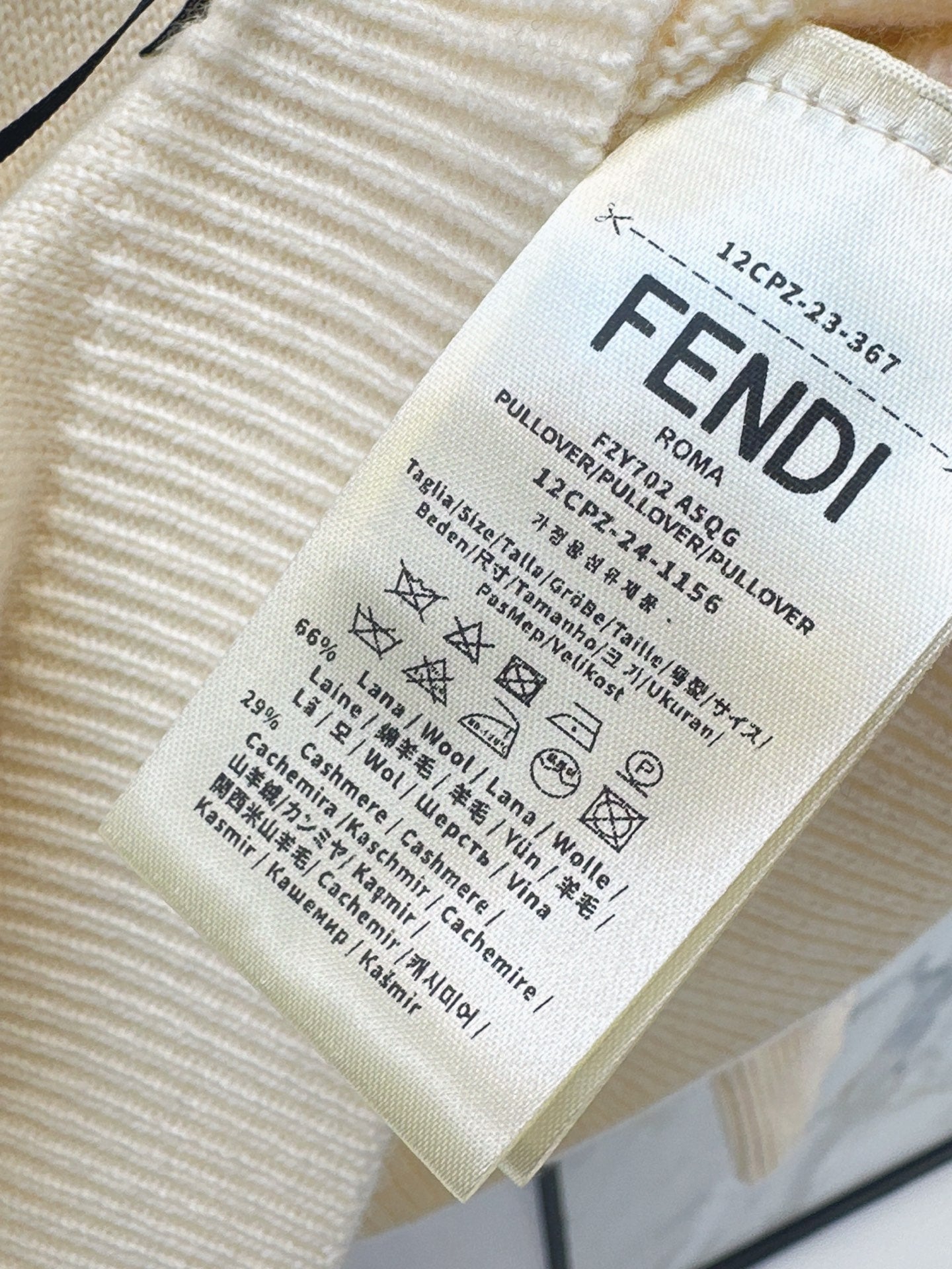 Fend NEW Beaded sweater
