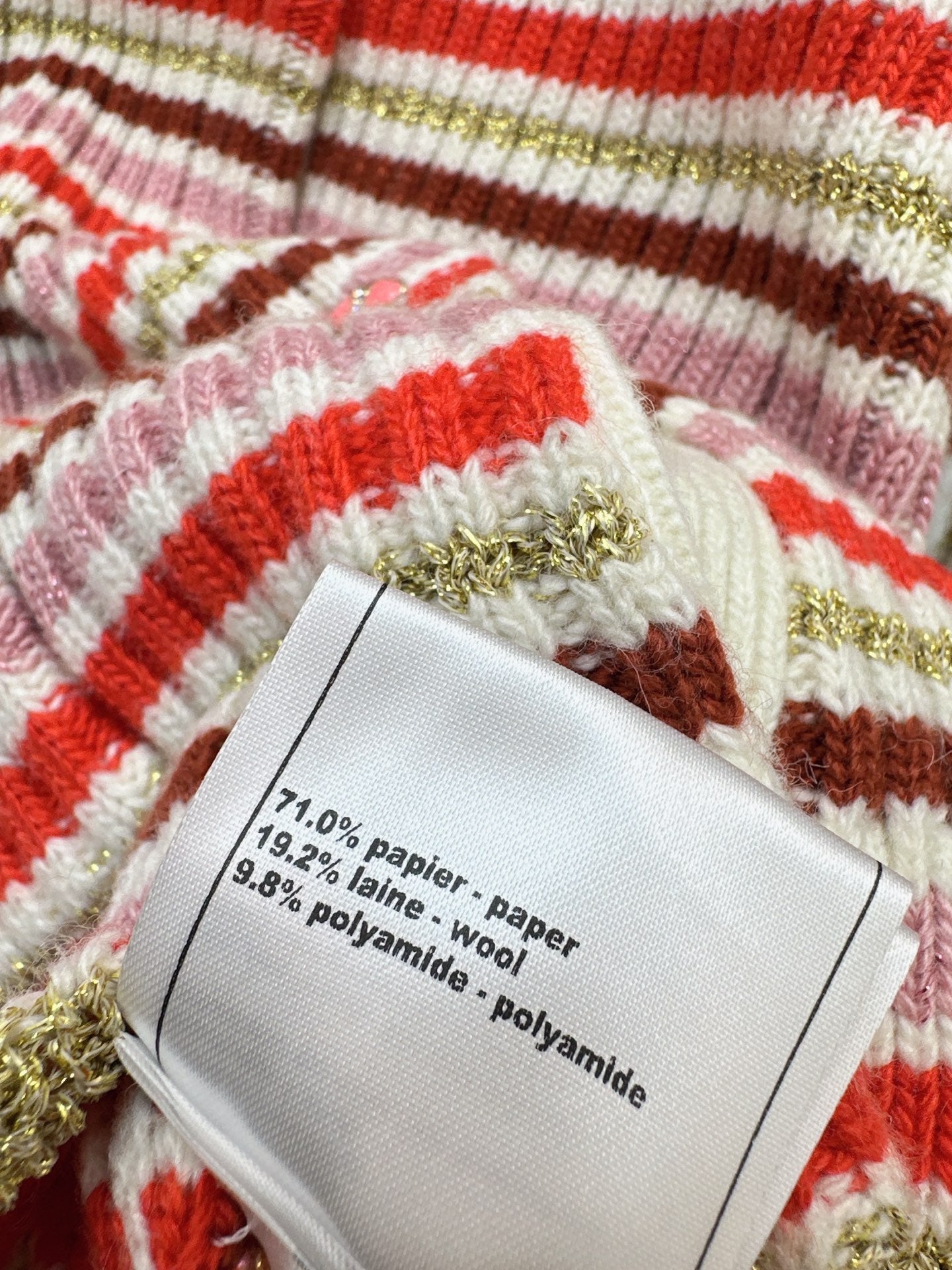 Chan NEW striped knit cardigan