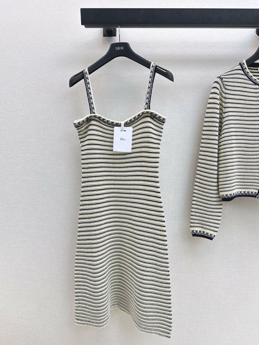 CD NEW striped cardigan