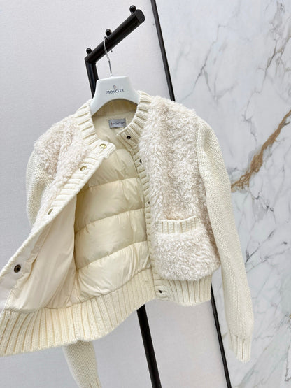 Monc NEW Knitted down jacket