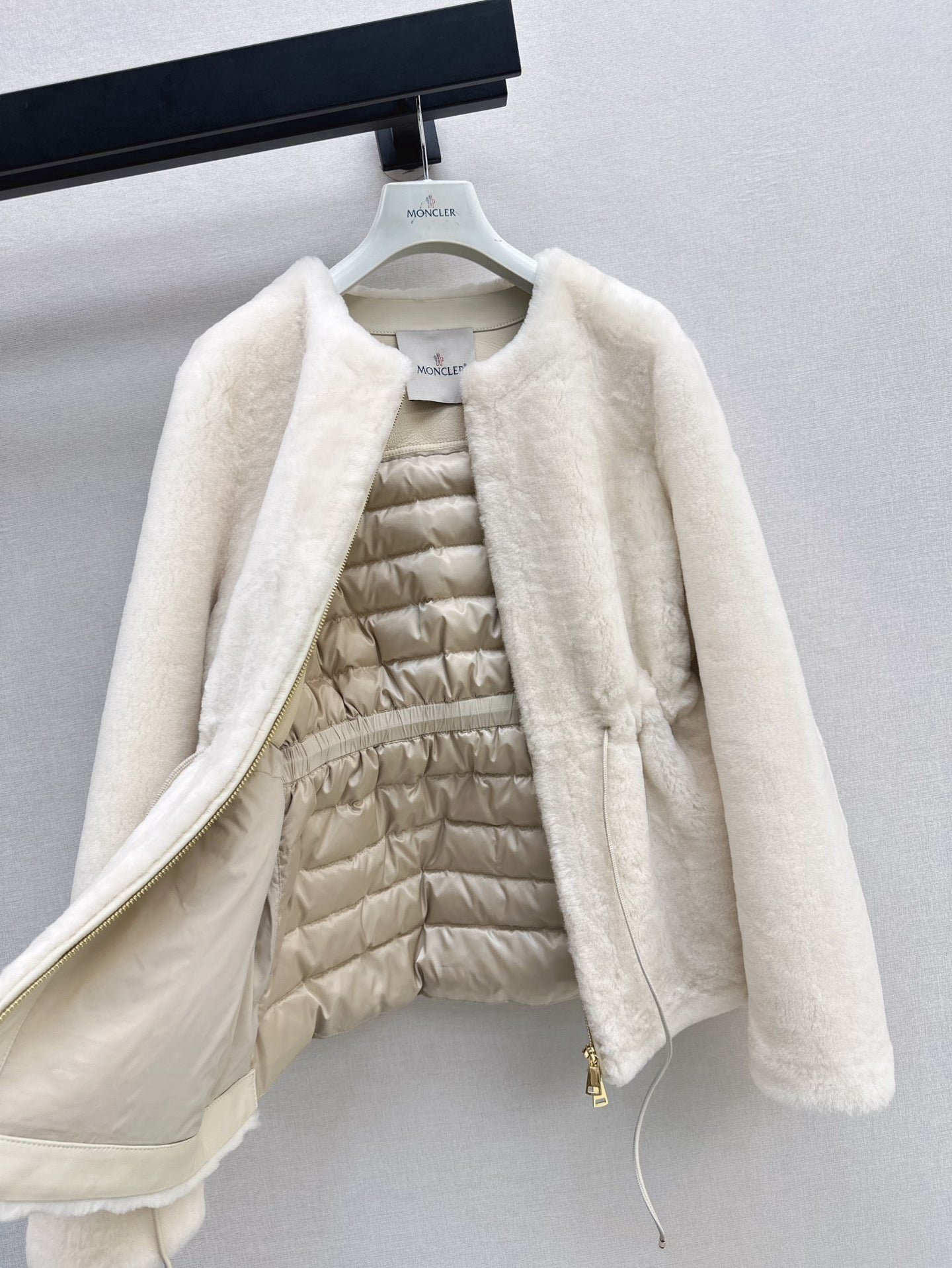 Monc NEW fur down jacket