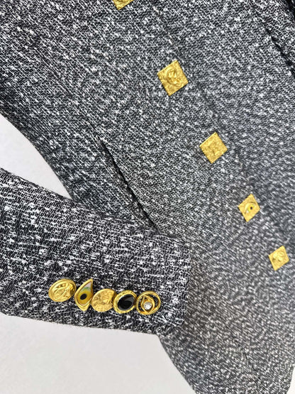 Schl NEW woven long jacket