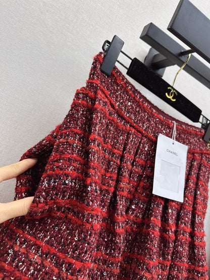 Chan NEW woven skirt