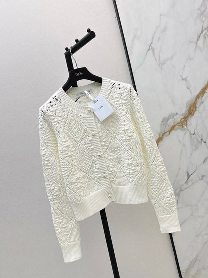 CD NEW Jacquard knit cardigan