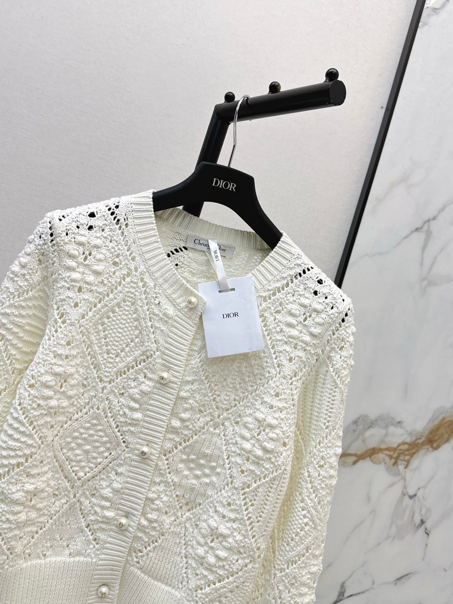 CD NEW Jacquard knit cardigan