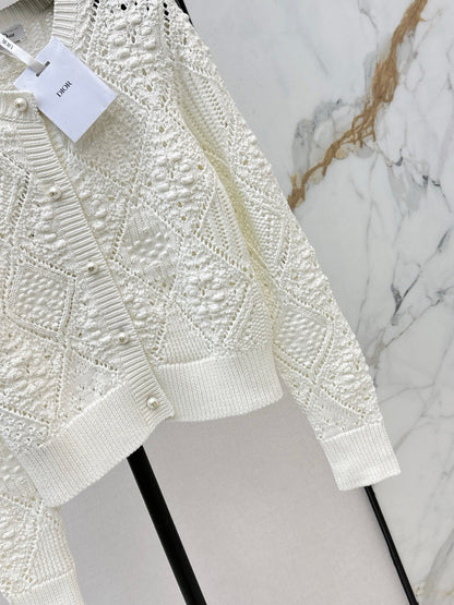 CD NEW Jacquard knit cardigan