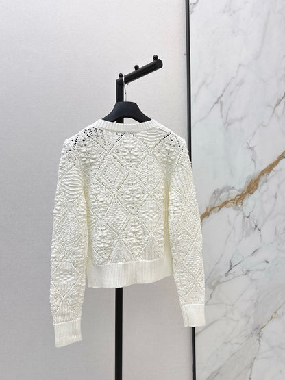 CD NEW Jacquard knit cardigan
