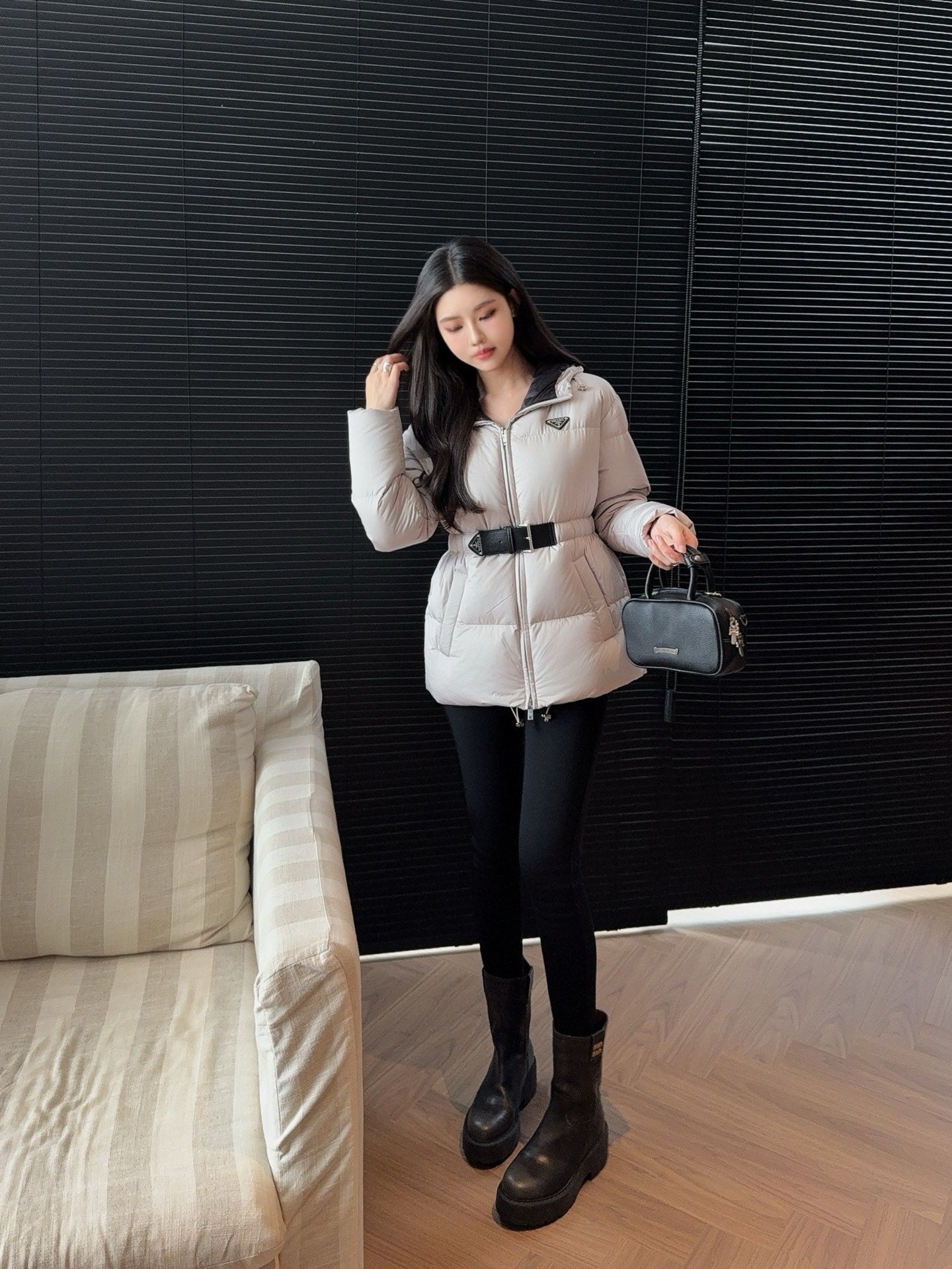 Pra NEW Hooded down jacket