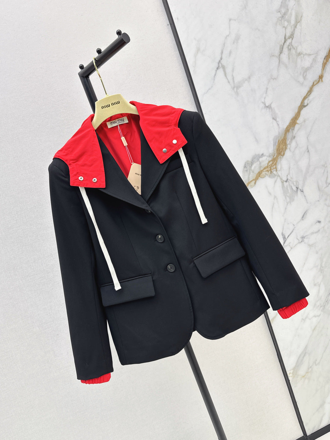 Miu NEW Hooded blazer