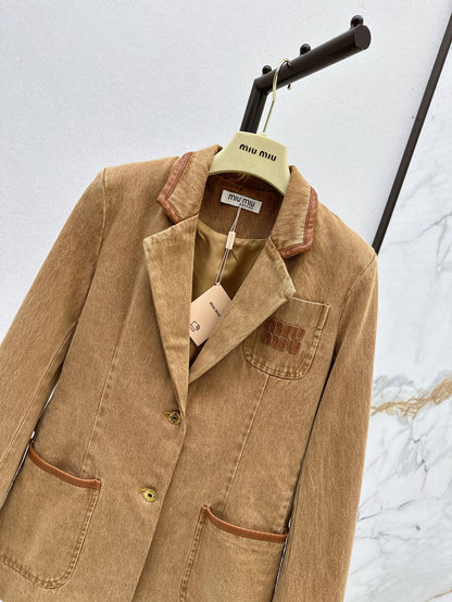 Miu NEW denim blazer