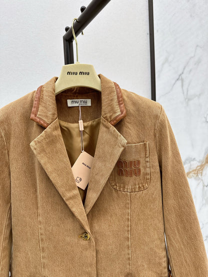 Miu NEW denim blazer