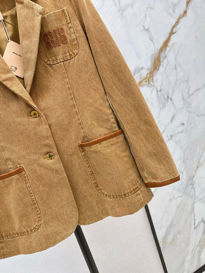 Miu NEW denim blazer