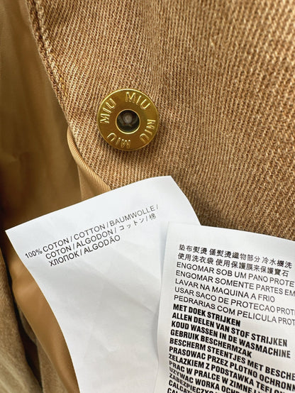 Miu NEW denim blazer