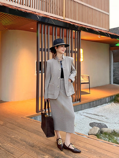 Loro NEW jacket skirt set