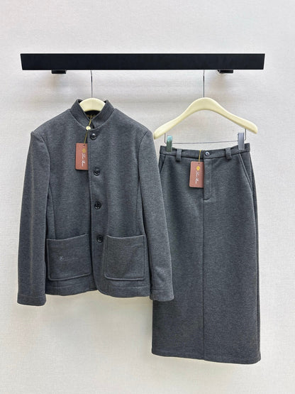 Loro NEW jacket skirt set