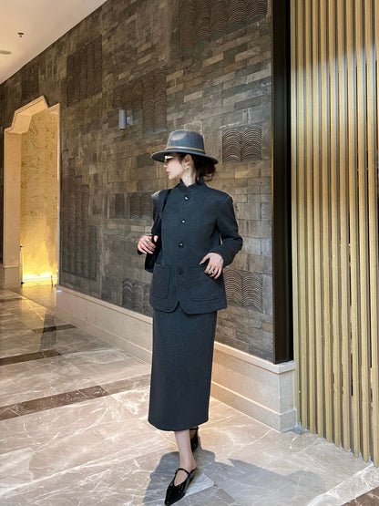 Loro NEW jacket skirt set