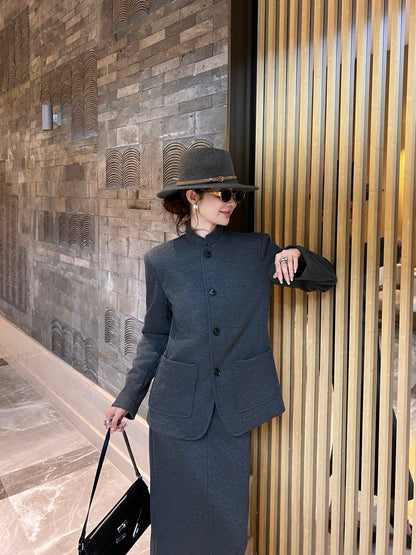 Loro NEW jacket skirt set