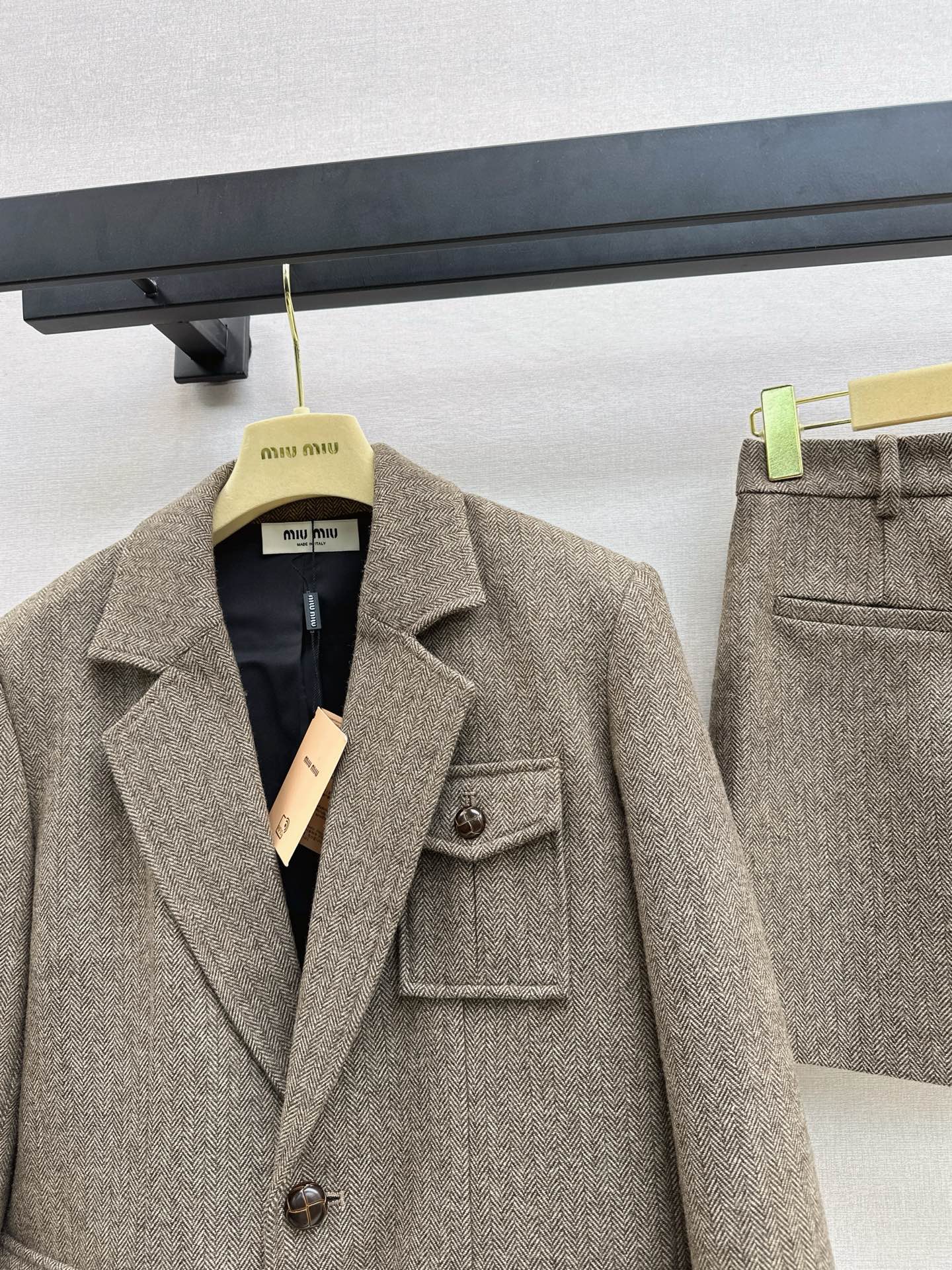 Miu NEW blazer skirt set