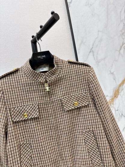 Ce1i NEW houndstooth jacket