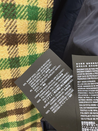 Miu NEW Hooded plaid jacket