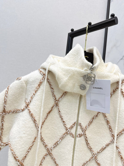 Chan NEW Hooded wool jacket