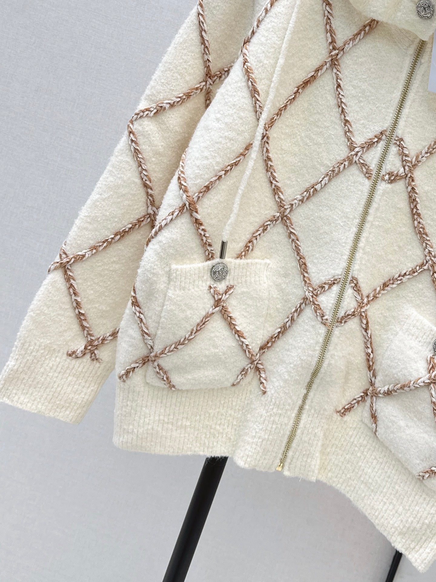 Chan NEW Hooded wool jacket