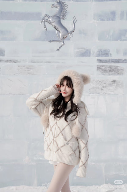 Chan NEW Hooded wool jacket