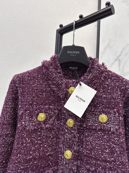 Bal NEW woven knitted jacket