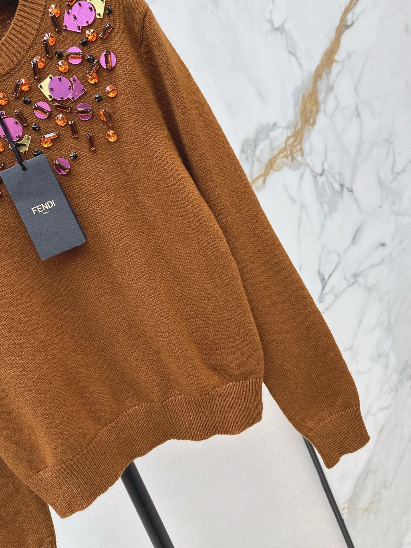 Fend NEW Beaded sweater