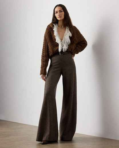 Ral NEW plaid flared pants