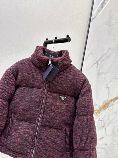 Pra NEW wool knit down jacket